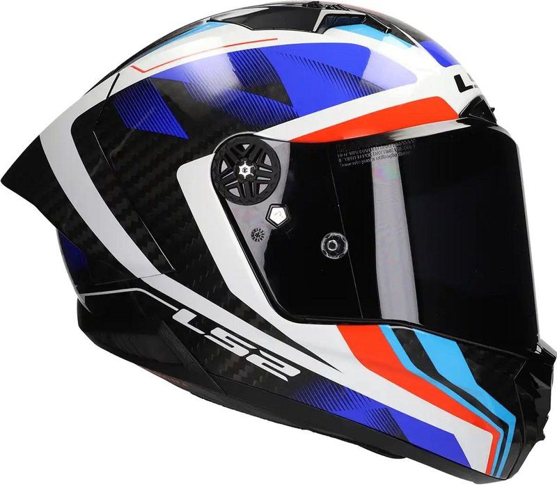 LS2 - FF805 Thunder GP Aero - Integraalhelm - Blauw Rood - Carbon