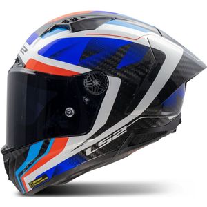 LS2 - FF805 Thunder GP Aero - Integraalhelm - Blauw Rood - Carbon