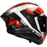 LS2 - FF805 Thunder GP Aero - Integraalhelm - Wit Rood - Carbon