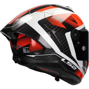LS2 - FF805 Thunder GP Aero - Integraalhelm - Wit Rood - Carbon