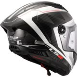 LS2 - FF805 Thunder GP Aero - Integraalhelm - Wit Grijs - Carbon