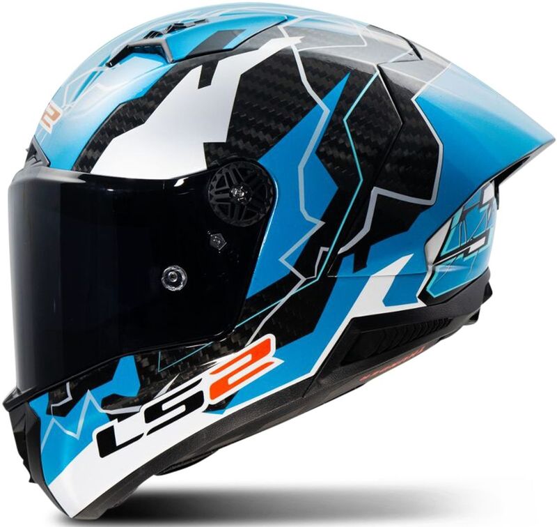 Ls2 - Ff805 Thunder Gp Aero Replica - Integraalhelm - Zwart - Koolstofvezel