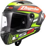 LS2 - FF805 Thunder GP Aero - Integraalhelm - Zwart - Carbon