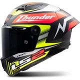 LS2 - FF805 Thunder GP Aero Replica - Integraalhelm - Zwart - Veiligheidshelm
