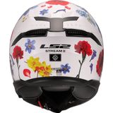 LS2 - FF808 Stream II Flowers - Integraalhelm - Wit - Fiberglass