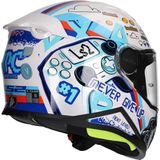 LS2 - FF812 Kid Next Level - Integraalhelm - Wit - Lichtgewicht Constructie