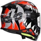 LS2 - FF812 Kid Punk - Integraalhelm - Grijs / Rood - KPA Materiaal
