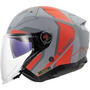 LS2 - OF603 Infinity II Focus - Opengezichtshelm - Zwart - KPA