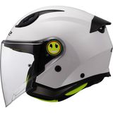 LS2 - OF622 Funny II - Open Face Helm - Wit - Lichtgewicht en Comfortabel