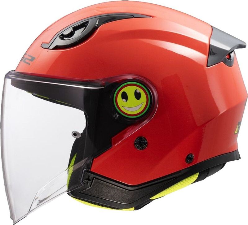 LS2 - OF622 Funny II - Jethelm - Rood - Polycarbonaat