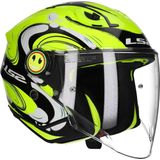 LS2 - Funny II Glup OF622 - Jethelm - Fluor Geel - M