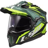 LS2 - MX701 Explorer Spire Helm - Groen - Kinetic Polymer Alloy