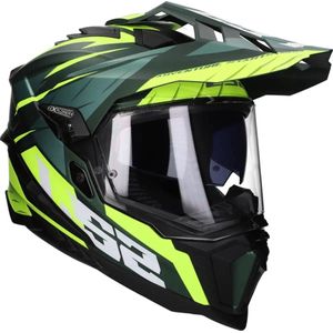 LS2 - MX701 Explorer Spire Helm - Groen - Kinetic Polymer Alloy