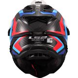 LS2 - MX701 C Explorer - Adventure Motorhelm - Wit Blauw