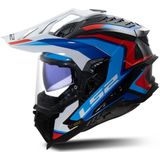 LS2 - MX701 Explorer Carbon Frontier II - Integraalhelm - Wit/Blauw - Koolstofvezel