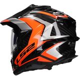 LS2 - MX701 C Explorer - Motorhelm - Zwart/Oranje - Adventure/Touring
