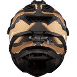LS2 - MX701 Explorer C Trick - Adventure Motorhelm - Bruin - Sand