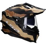 LS2 - MX701 Explorer C Trick - Motorhelm - Mat Zwart/Bruin