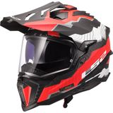 LS2 - MX701 Explorer C Adventure - Crosshelm - Zwart - Koolstofvezel
