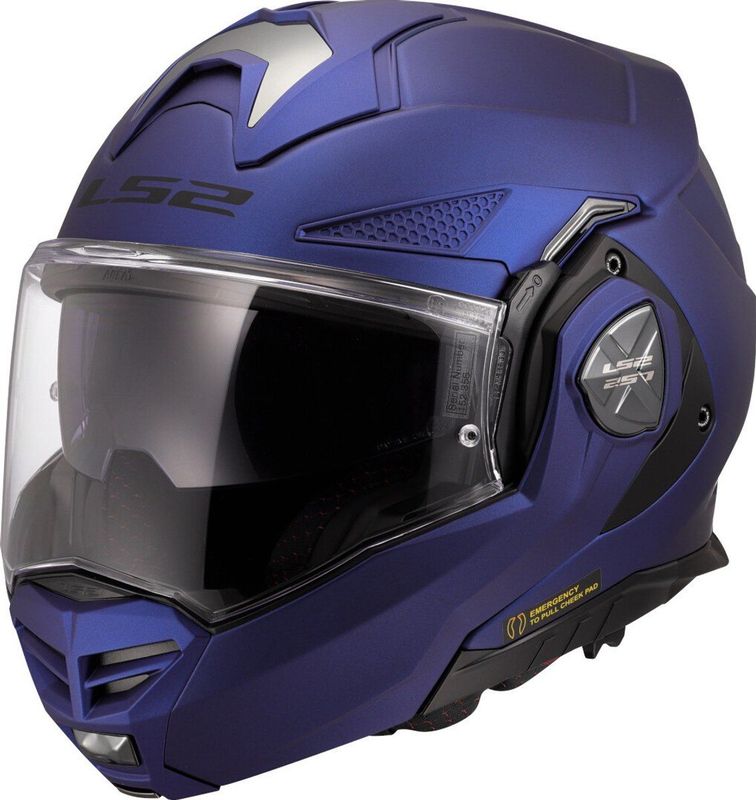 LS2 - Advant X Solid - Motorhelm - Mat Blauw - Polycarbonaat