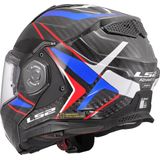 LS2 - FF901 Advant X - Systeemhelm - Wit Blauw - Carbon
