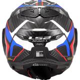 LS2 - FF901 Advant X - Systeemhelm - Wit Blauw - Carbon