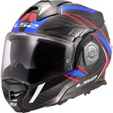 LS2 - FF901 Advant X - Systeemhelm - Wit Blauw - Carbon