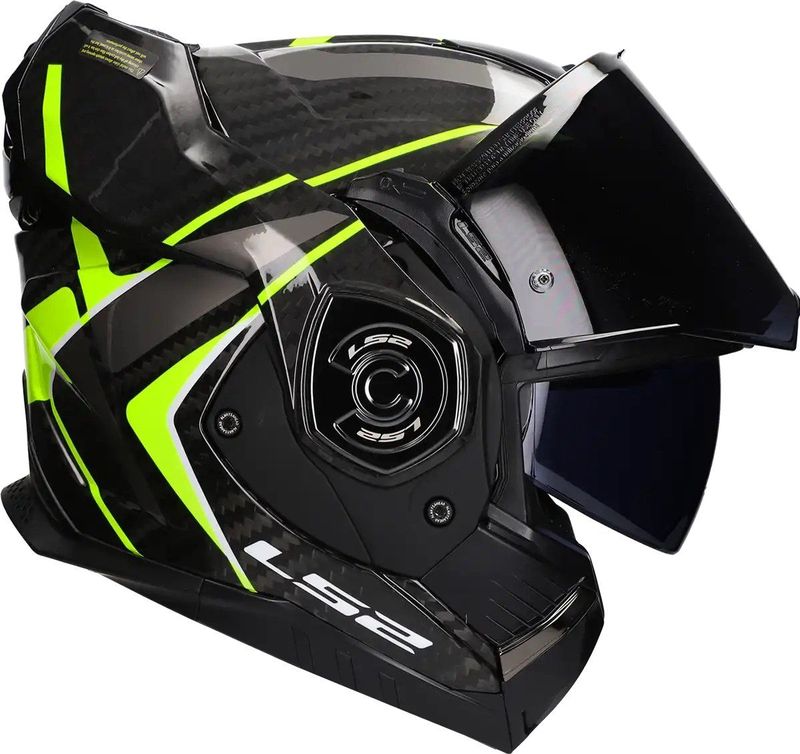 LS2 - Advant X Carbon - Motorhelm - Carbon - Modulaire - Ventilatiesysteem