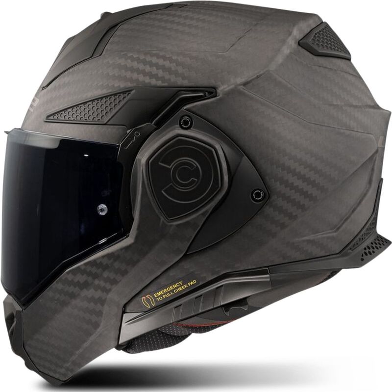 LS2 - FF901 Advant X - Systeemhelm - Mat Carbon