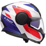 LS2 - FF902 Scope II - Systeemhelm - Wit Blauw Rood - Max Vision Pinlock 70 Lens
