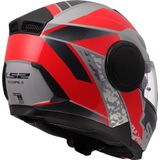 LS2 - FF902 Scope II - Systeemhelm - Oxyd Grijs Rood