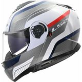 LS2 - FF908 Strobe II Monza - Motorhelm - Wit / Blauw / Rood - KPA
