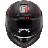 LS2 - Strobe II Code FF908 - Helm - Mat Zwart - Polycarbonaat