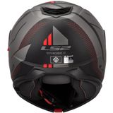 LS2 - Strobe II Code FF908 - Helm - Mat Zwart - Polycarbonaat