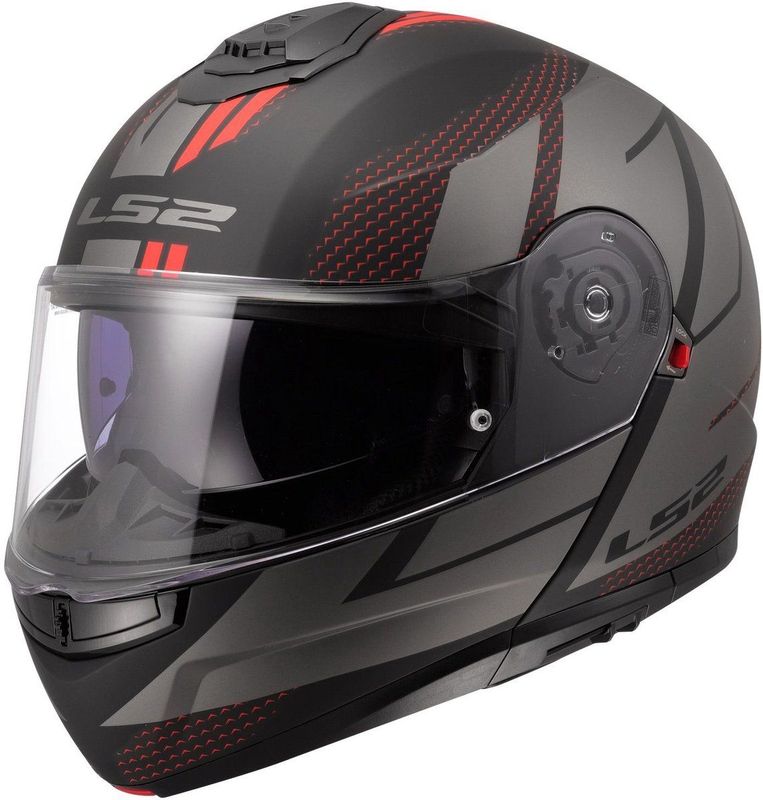 LS2 - Strobe II Code FF908 - Helm - Mat Zwart - Polycarbonaat