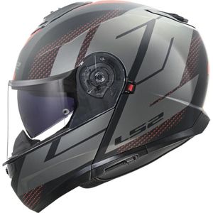 Modulaire Helm LS2 FF908 Strobe II Zwart-Grijs