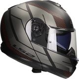 LS2 - Strobe II Code FF908 - Helm - Mat Zwart - Polycarbonaat