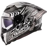 LS2 - FF807 Dragon - Integraalhelm - Zilver - Carbon