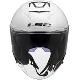 LS2 - OF618 Verso II - Open Face Helm - Lichtgewicht KPA - Zwart