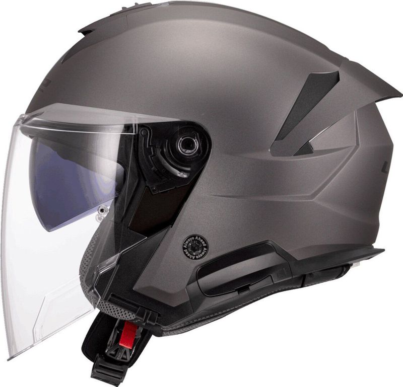 LS2 - OF618 Verso II - Open Helm - Zwart - Kinetic Polymer Alloy
