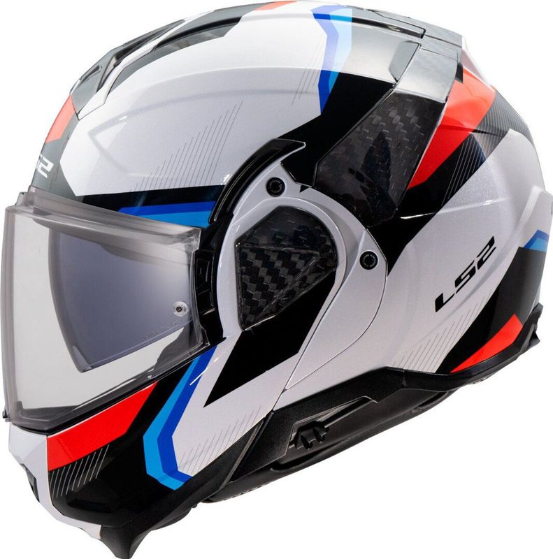 LS2 - FF910 Advant II - Systeemhelm - Wit - Blauw