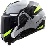 LS2 - FF910 Advant II - Systeemhelm - Licht Grijs - Carbon/Polycarbonate