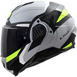 LS2 - FF910 Advant II - Systeemhelm - Licht Grijs - Carbon/Polycarbonate