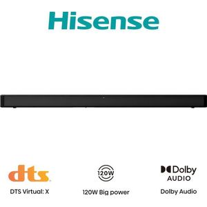 Hisense - HS205 - Soundbar - Zwart - Bluetooth - HDMI ARC