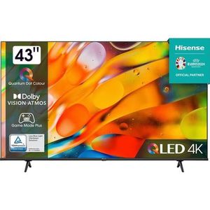 Hisense QLED-TV 43E77KQ, 108 cm / 43", 4K Ultra HD, Smart TV