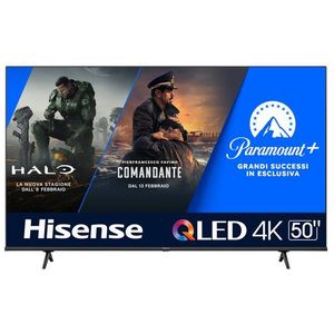 Hisense 50E7KQ tv 127 cm (50") 4K Ultra HD Smart TV Wifi Zwart 275 cd/m²