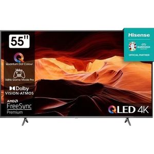 Hisense QLED-TV 55E7KQ PRO, 139 cm / 55", 4K Ultra HD, Smart TV