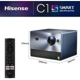 Hisense C1 - 4K Ultra HD - Smart Mini Projector - 1.600 ANSI Lumen - Dolby - 2x10W JBL Speakers - VIDAA Smart OS