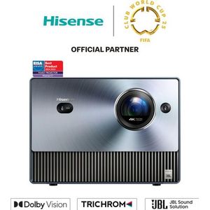 Hisense C1 - 4K Ultra HD - Smart Mini Projector - 1.600 ANSI Lumen - Dolby - 2x10W JBL Speakers - VIDAA Smart OS