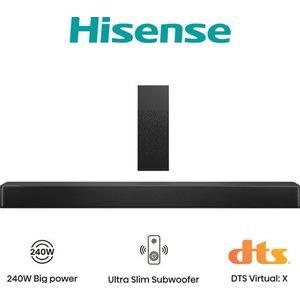 Hisense - HS2100 - Soundbar - Zwart - 240W